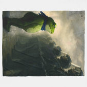 Portland Kikker Protest Fleece Deken (Voorkant (Horizontaal))