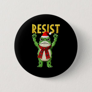 Portland Kikker Protest Kikker Vrouwen Geen Koning Ronde Button 5,7 Cm