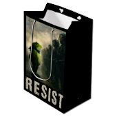 Portland Kikker Protest Medium Cadeauzakje (Voorkant Gekanteld)