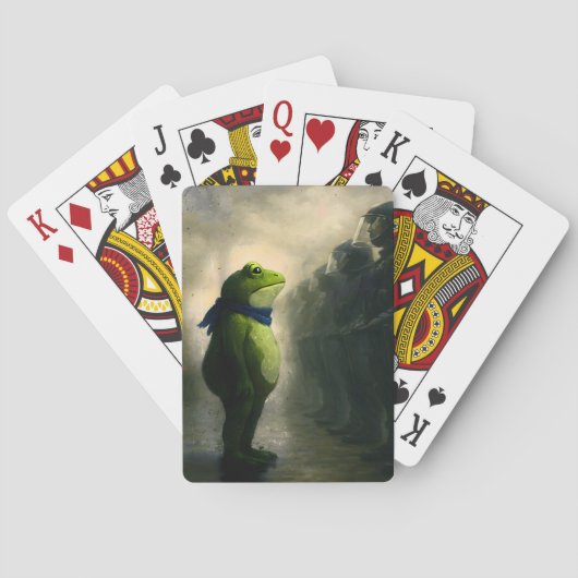 Portland Kikker Protest Pokerkaarten (Achterkant)