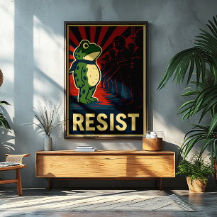 Portland Kikker Protest Poster