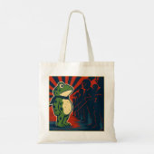 Portland Kikker Protest Tote Bag (Achterkant)