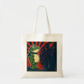 Portland Kikker Protest Tote Bag (Voorkant)