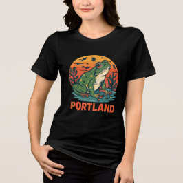 Portland Kikker Tri-Blend Shirt