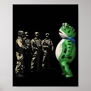 Portland Kikker Weerstands T-shirt Anti Ijs Poster