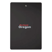Portland, klembord van Oregon Mini (Achterkant)