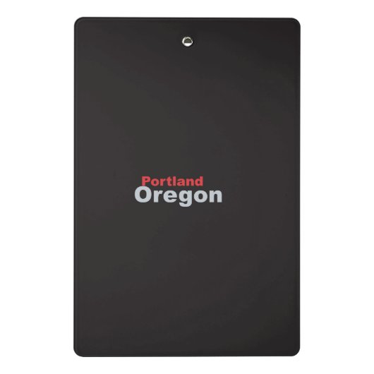 Portland, klembord van Oregon Mini (Achterkant)