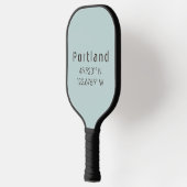 Portland Latitude & Lengtegraad Pickleball Paddle (Links)