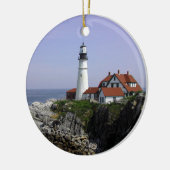 "Portland Light" vuurtoren Keramisch Ornament (Links)