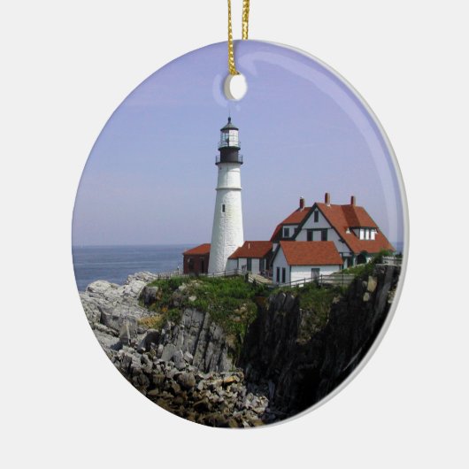 "Portland Light" vuurtoren Keramisch Ornament (Links)