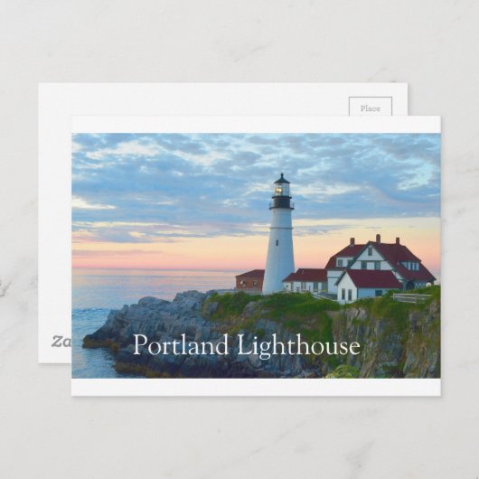 Portland Lighthouse Briefkaart (Voorkant / Achterkant)