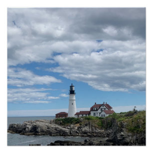 Portland Lighthouse, Portland Maine Perfect Poster