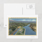 Portland, luchthaven Oregon - Swan Island Briefkaart (Voorkant / Achterkant)