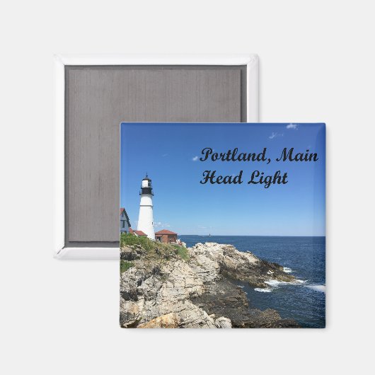 Portland Main Head Light Lighthouse 2017 Magneet (Voorkant / Achterkant)