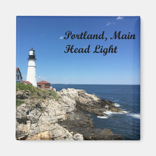 Portland Main Head Light Lighthouse 2017 Magneet (Voorkant)