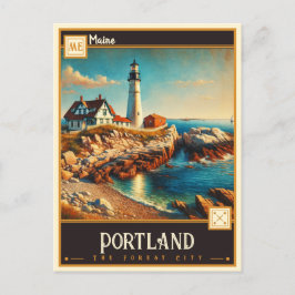 Portland, Maine | Briefkaart
