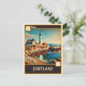 Portland, Maine |  Briefkaart (Staand voorkant)