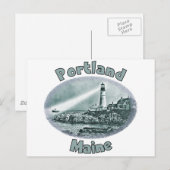 Portland, Maine Briefkaart (Voorkant / Achterkant)