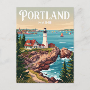 Portland, Maine Briefkaart