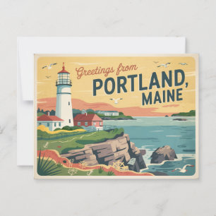 Portland Maine Briefkaart
