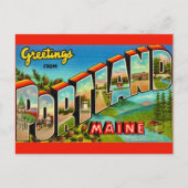  Portland Maine Briefkaart (Voorkant)