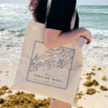 Portland Maine Casco Bay Wedding Welcome Canvas ta Tote Bag<br><div class="desc">Deze Portland Maine Casco Bay-kaartenkaart canvas tassen zijn perfect om je gasten uit de stad te verwelkomen met welkome tasjes, of om ze aan te passen voor je bruiloft. Beweeg het hart door op "Bewerken met ontwerpgereedschap" onder "Personaliseren" te klikken. Kaart omvat Kaap Elizabeth, Portland, Cumberland, Falmouth, Freeport, de eilanden...</div>