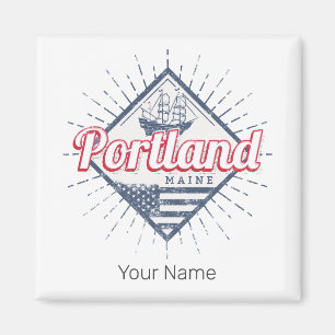 Portland Maine City Verenigde Staten  Verenigde St Magneet