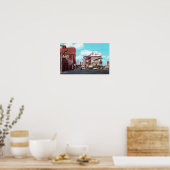 Portland, Maine Congress Square, Circa 1963 Poster (Keuken)