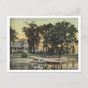 Portland Maine, Deering Park, 1908  stijl Briefkaart