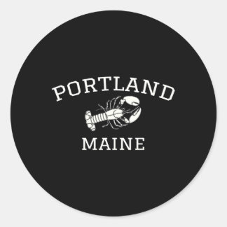 Portland Maine kreeft product Ronde Sticker