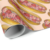 Portland Maine Kreeft Roll Sandwich Vis en zeevruc Cadeaupapier (Rol Hoek)