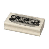 Portland Maine Kreeft Roll Sandwich Vis en zeevruc Rubberstempel (Stempel)