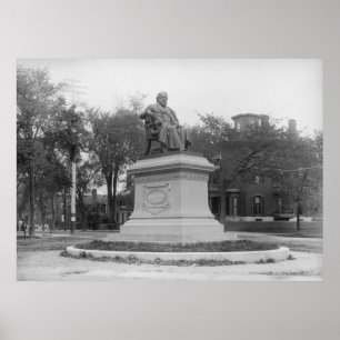 Portland, Maine Longmede Monument circa 1890 Poster