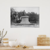 Portland, Maine Longmede Monument circa 1890 Poster (Keuken)