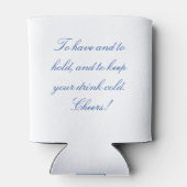 Portland Maine Map Wedding Favor Drink Holder Blikjeskoeler (Achterkant)