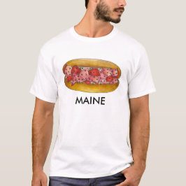 Portland Maine ME Lobster Roll Seafood Sandwich T-shirt