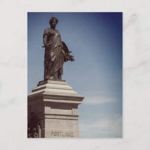 Portland Maine Monument Square Briefkaart