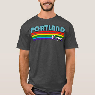 Portland Maine Pride Portland LGBT Cadeau LGBTQ O T-shirt
