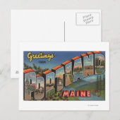 Portland, Maine (Scene) Briefkaart (Voorkant / Achterkant)