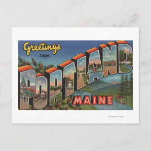Portland, Maine (Scene) Briefkaart