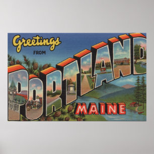 Portland, Maine (Scene) Poster