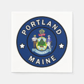 Portland Maine Servet (Voorkant)