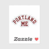 Portland, Maine Sticker (Vel)