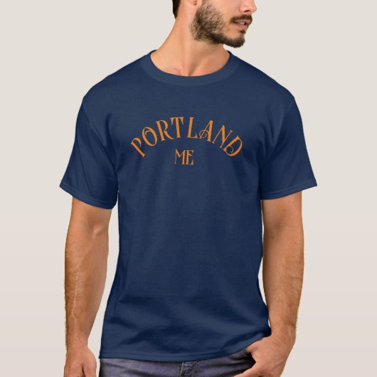 Portland, Maine T-Shirt (Voorkant)