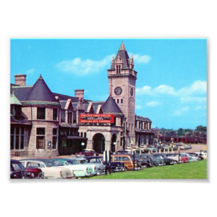 Portland, Maine Union Station 1950 Prints Foto Afdruk