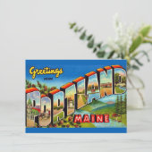 Portland Maine Verhuisaankondiging (Staand voorkant)