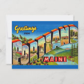 Portland Maine Verhuisaankondiging (Voorkant)