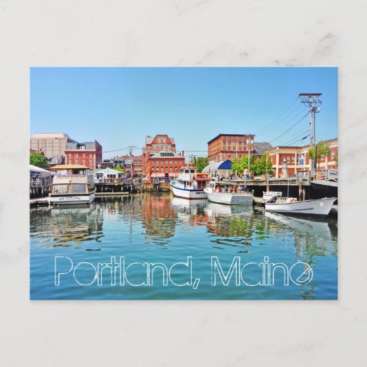 Portland, Maine, VS Briefkaart (Voorkant)