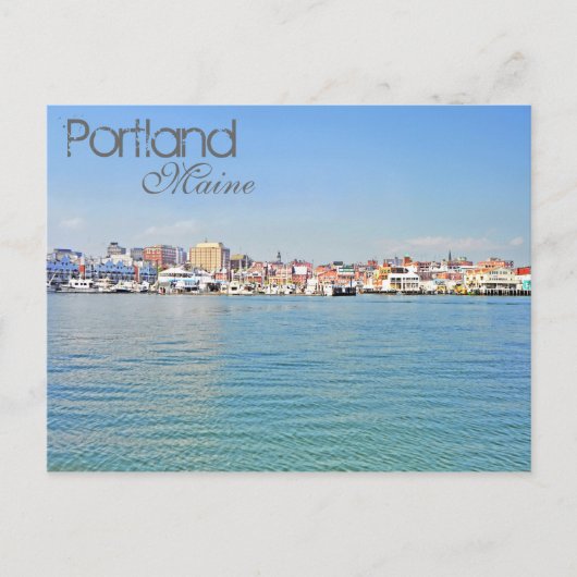 Portland, Maine, VS Briefkaart (Voorkant)