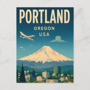Portland Maine VS Haven New England Kust Reizen Briefkaart